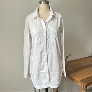 Athleta White Button Down